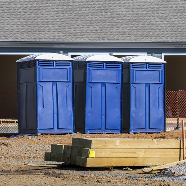 how do you dispose of waste after the portable toilets have been emptied in Townsend